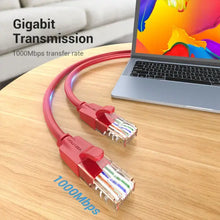VENTION IBERH CAT6 UTP PATCH CABLE 2M RED | 250MHz | 1Gbps | UTP Design | Snag-Free Connectors | Home, Office & Gaming