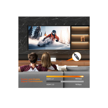 UNITEK C11091AGY01-1M 8K HDMI Extension Cable 1M 48Gbps 8K@60Hz 4K@120Hz HDR10+ HDCP 2.3