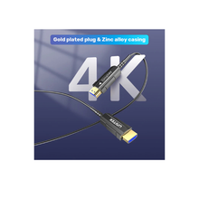 UNITEK 15M-30M Fiber Optic HDMI Cable | 4K@60Hz, 18Gbps, Active Optical