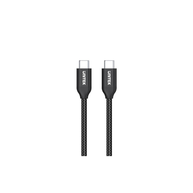 UNITEK C14059BK USB-C to C 100W PD Cable 2M Braided E-Marker for MacBook iPad Pro Nintendo Switch
