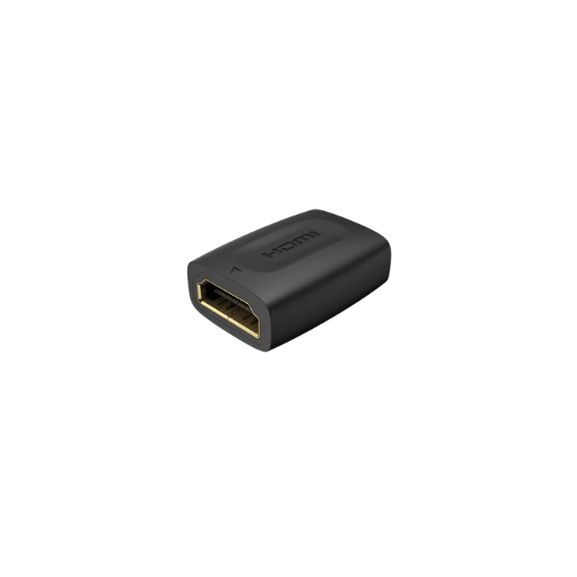 UNITEK A1013BK 4K HDMI Coupler 4K@60Hz HDR HDMI 2.0 Gold-Plated Extend up to 20M Optical Fiber