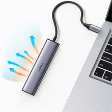 UGREEN 20932 USB-C Hub Gigabit Ethernet 3x USB 3.0 PD Charging for MacBook iPad Pro Dell XPS