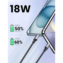 UGREEN 45073 USB-A to USB-C Cable 2m – 3A Fast Charging & Braided