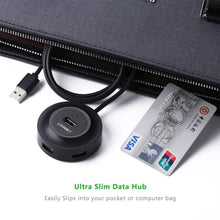 UGREEN 20277 USB 2.0 Hub 4-Port Splitter 1 Meter 480Mbps for Laptop PC Keyboard Mouse Flash Drive