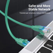 VENTION IBEGH CAT6 UTP PATCH CABLE 2M GREEN | 250MHz | 1Gbps | UTP Design | Snag-Free Connectors | Home, Office & Gaming