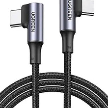 UGREEN 70696 Angled USB-C Cable 1m – 100W PD Fast Charging & Braided