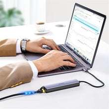 UGREEN 20932 USB-C Hub Gigabit Ethernet 3x USB 3.0 PD Charging for MacBook iPad Pro Dell XPS