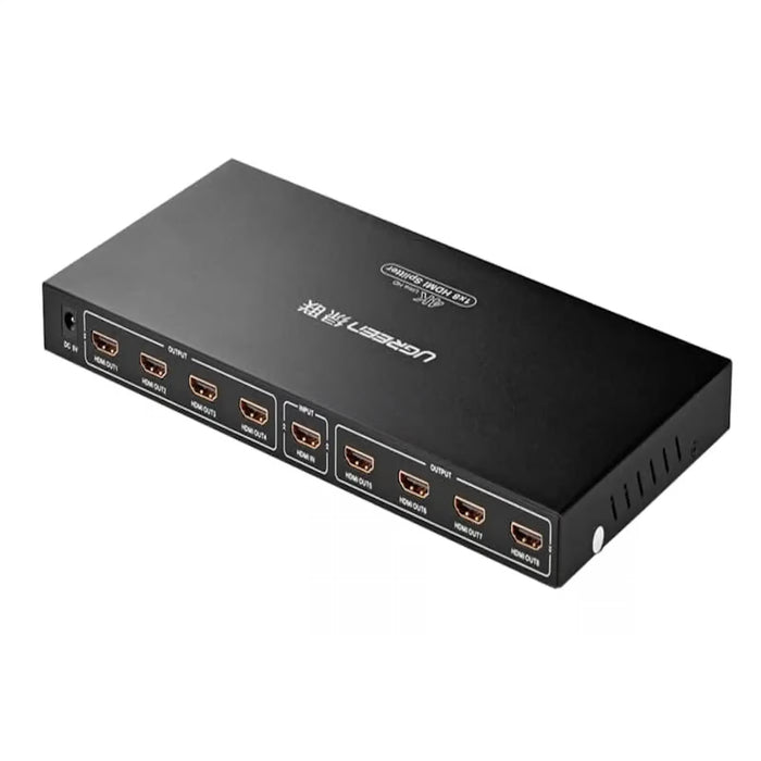 UGREEN 40203 1x8 HDMI Amplifier Splitter 4K - Black | 8-Port HDMI Splitter