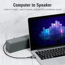 VENTION CDLHO USB External Sound Card Metal | USB 2.0 to 3.5mm Audio Adapter | Gold-Plated | 2.1 Channel | Plug & Play | Aluminum Alloy