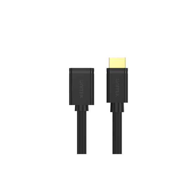 UNITEK Y-C166K-3M 4K HDMI Extension Cable 3M 18Gbps HDR10 HDCP 2.2 4K@60Hz for Wall-Mounted TV