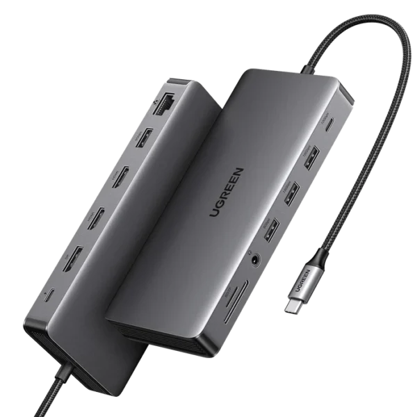 UGREEN 15978 Revodok Pro 213 13-in-1 Docking Station: Triple 4K Display, 10Gbps & 100W PD