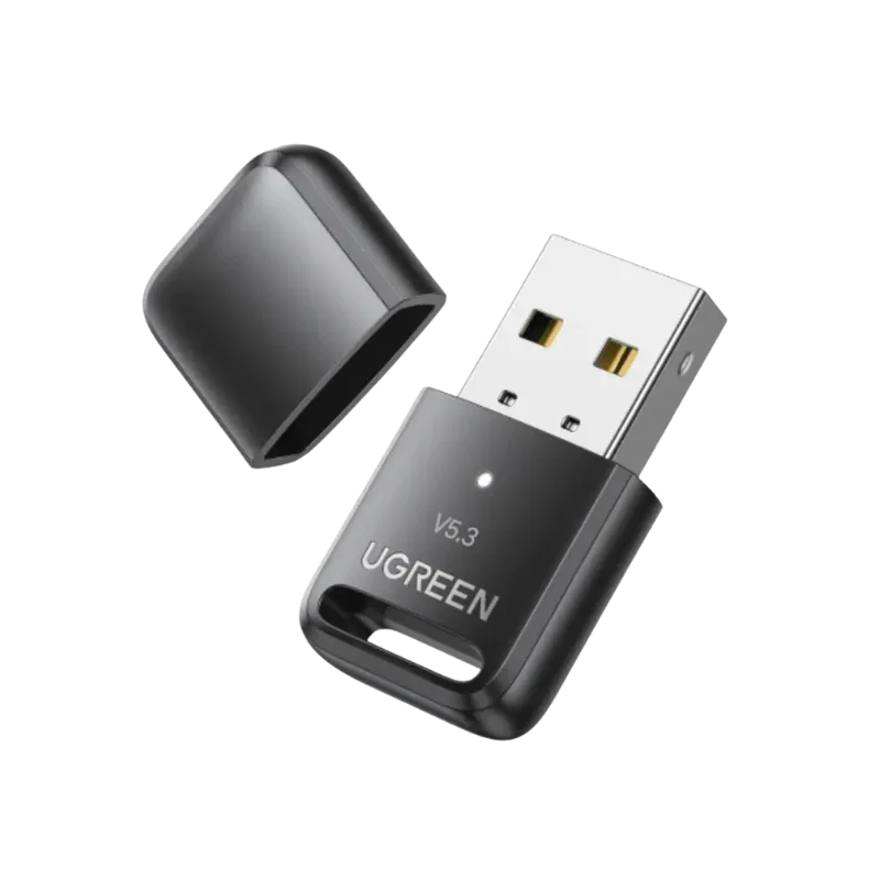 UGREEN 90225 Bluetooth 5.3 Adapter for PC USB Dongle Driver for Windows 11/10 Bluetooth Headset Mouse