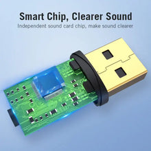 VENTION CDLHO USB External Sound Card Metal | USB 2.0 to 3.5mm Audio Adapter | Gold-Plated | 2.1 Channel | Plug & Play | Aluminum Alloy