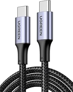 UGREEN 70428 USB-C Cable 1.5m – 100W PD Fast Charging & Braided Aluminum