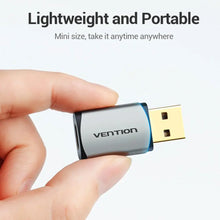 VENTION CDMH0 USB-C External Sound Card Metal | USB 2.0 to 3.5mm Audio Adapter | Gold-Plated | 2.1 Channel | Plug & Play | Aluminum Alloy