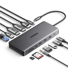 UGREEN 15978 Revodok Pro 213 13-in-1 Docking Station: Triple 4K Display, 10Gbps & 100W PD