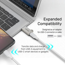 UNITEK A1034NI USB-A to USB-C Adapter 5Gbps QC3.0 Zinc Alloy Keychain for Laptop Phone Tablet