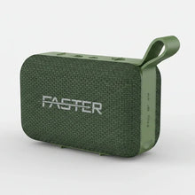 FASTER Boom X Mini Speaker Model X100 Bluetooth v5.4 5W Output 1200mAh Battery Up to 20 Hours Playtime Water Resistant TWS & USB Support Compact with Loop Clip