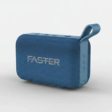 FASTER Boom X Mini Speaker Model X100 Bluetooth v5.4 5W Output 1200mAh Battery Up to 20 Hours Playtime Water Resistant TWS & USB Support Compact with Loop Clip