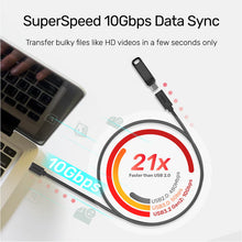 UNITEK C14086BK-1.5M USB-C Extension Cable 4K@60Hz 100W PD 10Gbps 1.5M for MacBook Switch
