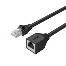UNITEK C1896BK Cat6 STP Ethernet Extension Cable 2M 1Gbps 250MHz Gold-Plated RJ45 Port Saver
