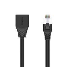UNITEK C1896BK Cat6 STP Ethernet Extension Cable 2M 1Gbps 250MHz Gold-Plated RJ45 Port Saver