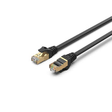 UNITEK C1897BK-1M Cat7 SSTP Flat Ethernet Cable 1M 10Gbps 500MHz Gold-Plated for PC Router