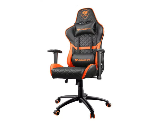 Cougar Armor One Gaming Chair - Orange/Black | Ergonomic Racing Style Gaming Chair