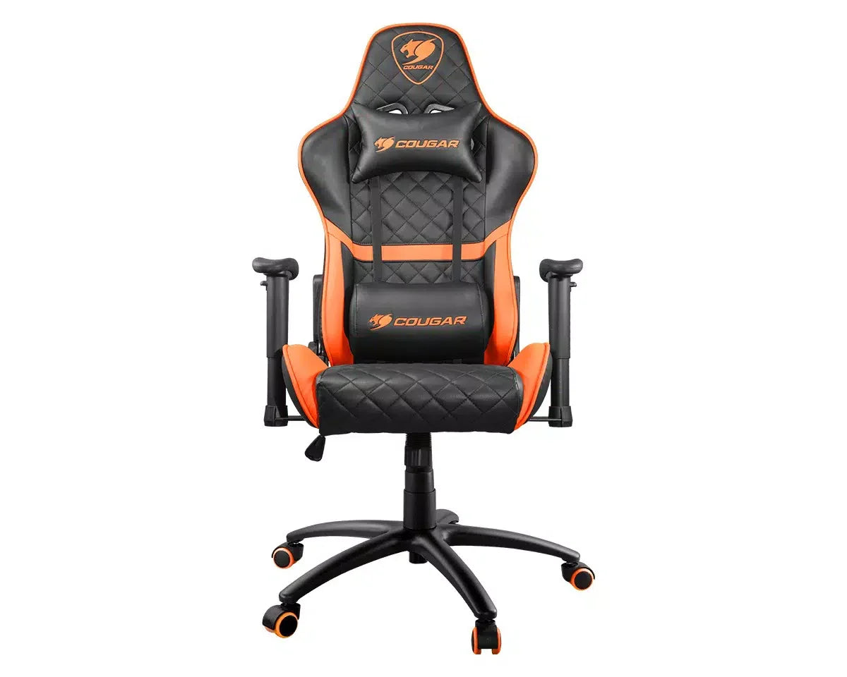Cougar Armor One Gaming Chair - Orange/Black | Ergonomic Racing Style Gaming Chair