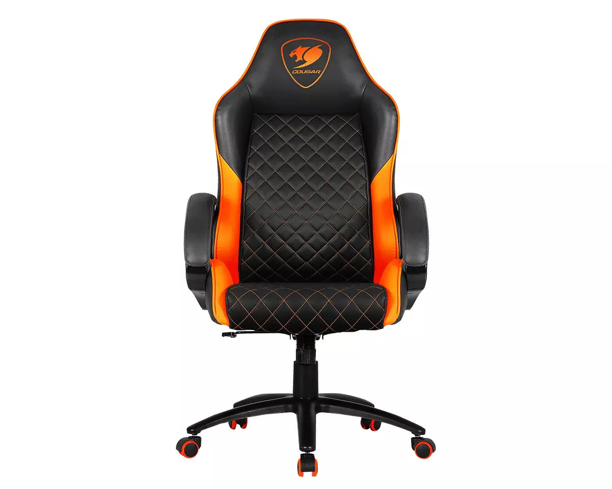 Cougar Fusion Gaming Chair - Orange/Black | Ergonomic Racing Style Gaming & Office Chair