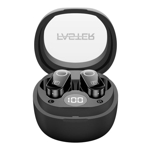 Faster FBT260 Mystic Earbuds | True Wireless Stereo | Clear Sound & Deep Bass | Bluetooth | Touch Controls | Portable Charging Case | Music, Gaming & Calls