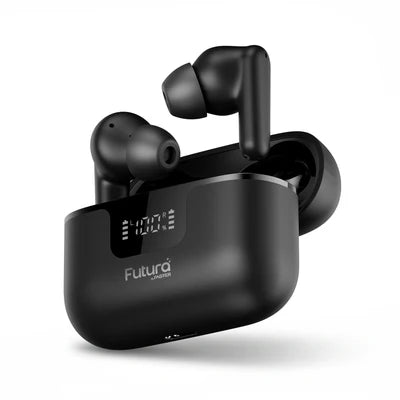 Futura Ai-100 Earbuds | Faster Futura Ai-100 | Real-Time Translation (100+ Languages) | ANC -25dB | Bluetooth V6.0 | 15H Playtime | Type-C