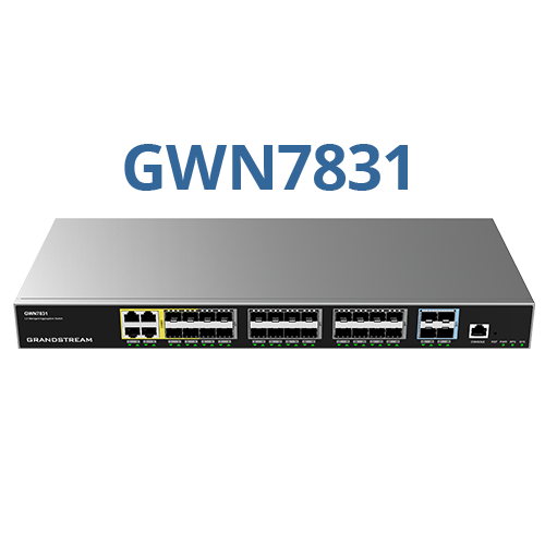 Grandstream GWN7831 Layer 3 Aggregation Switch | 24x SFP & 4x SFP+ & 4x Combo