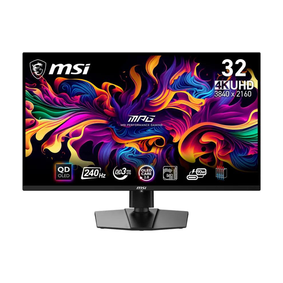 MSI MPG 321URX ( QD OLED, 3840 x 2160 (UHD), 240Hz, 0.03ms GTG, AMD Free-Sync )