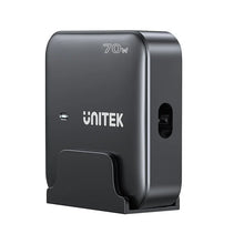UNITEK P1228ABK01-EU 70W GaN Desktop Charger 4-Port 2xUSB-C 2xUSB-A PD3.0 QC3.0 for MacBook iPhone EU