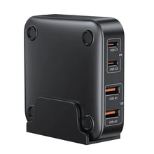 UNITEK P1228ABK01-EU 70W GaN Desktop Charger 4-Port 2xUSB-C 2xUSB-A PD3.0 QC3.0 for MacBook iPhone EU