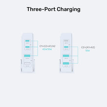 UNITEK P1228ABK01-EU 70W GaN Desktop Charger 4-Port 2xUSB-C 2xUSB-A PD3.0 QC3.0 for MacBook iPhone EU