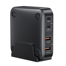 UNITEK P1229ABK01-EU 100W GaN Desktop Charger 4-Port 2xUSB-C 2xUSB-A PD3.0 QC3.0 for MacBook Laptop EU