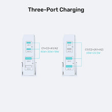 UNITEK P1229ABK01-EU 100W GaN Desktop Charger 4-Port 2xUSB-C 2xUSB-A PD3.0 QC3.0 for MacBook Laptop EU