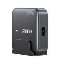 UNITEK P1229ABK01-EU 100W GaN Desktop Charger 4-Port 2xUSB-C 2xUSB-A PD3.0 QC3.0 for MacBook Laptop EU