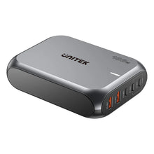 UNITEK P1234AGY01-EU 188W PD3.1 GaN Desktop Charger 5-Port 140W for MacBook Pro USB-C USB-A EU