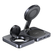 UNITEK P1300AGY01 Qi2 Foldable 3-in-1 Wireless Charging Station 15W MagSafe for iPhone Apple Watch AirPods