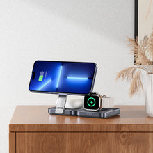 UNITEK P1300AGY01 Qi2 Foldable 3-in-1 Wireless Charging Station 15W MagSafe for iPhone Apple Watch AirPods