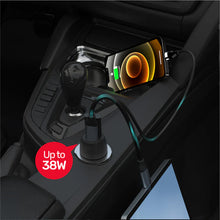 UNITEK P1400A Powertrain Duo 38W Car Charger 2-Port USB-C PD 20W USB-A QC3.0 18W for iPhone Samsung