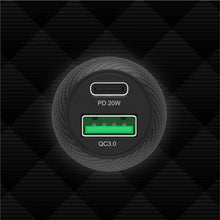 UNITEK P1400A Powertrain Duo 38W Car Charger 2-Port USB-C PD 20W USB-A QC3.0 18W for iPhone Samsung