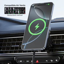 UNITEK P1404ABK01 Qi2 Magnetic Wireless Car Charger 15W MagSafe for iPhone 16-12 Samsung Air Vent Mount