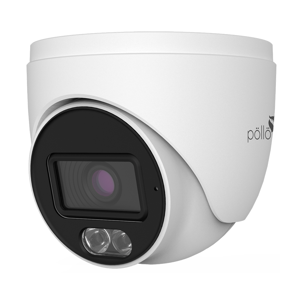 PLC-335P-AU-WR3/PM 5MP AHD Warmlight Built-In Audio Dome Camera | 5MP Dome Colour Night Vision Camera | Support Audio On Coax | 20-30m Warmlight Distance | IP67
