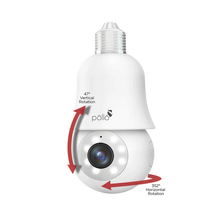 Guardian Bulb - 3MP Smart Wi-Fi Bulb PT Camera | PLC-HS301B | 3MP HD Resolution | Pan & Tilt | Dual Night Vision (IR & White Light) | Two-Way Audio | H.265 | Cloud Edge App