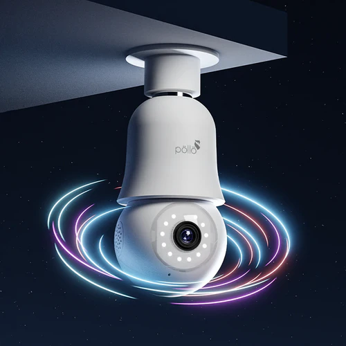 Guardian Bulb - 3MP Smart Wi-Fi Bulb PT Camera | PLC-HS301B | 3MP HD Resolution | Pan & Tilt | Dual Night Vision (IR & White Light) | Two-Way Audio | H.265 | Cloud Edge App