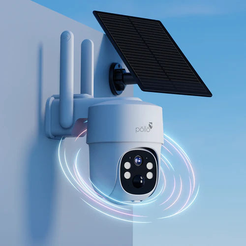 Guardian Shield 4G - 3MP Solar Powered 4G Outdoor PT Camera | PLC-304-TB-4G | 3MP Resolution | Pan & Tilt (336°H / 90°V) | IP66 | Dual Night Vision | 8600mAh Battery | Solar Charging | PIR + AI Human Detection